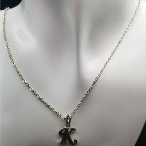 INITIAL K queens crown elegant customized necklace N316